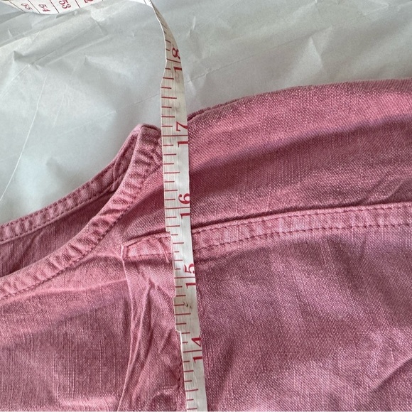 YOUNG FABULOUS & BROKE Hudson Linen Blend Romper In Foxglove Pink Size Medium - Picture 10 of 10